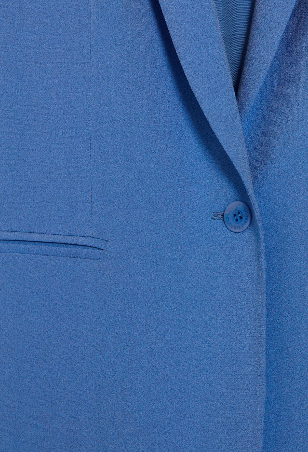 Sky-blue suit jacket