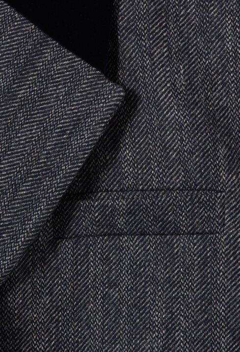Bi-material tailored jacket