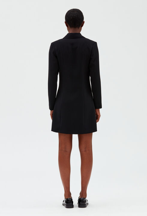 Double buttonned vested dress