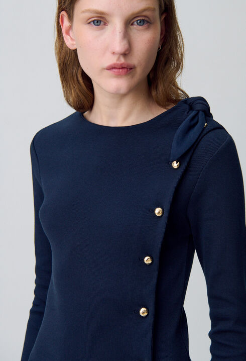 Long knit dress