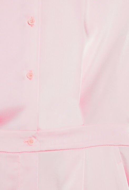 Blush smocked playsuit