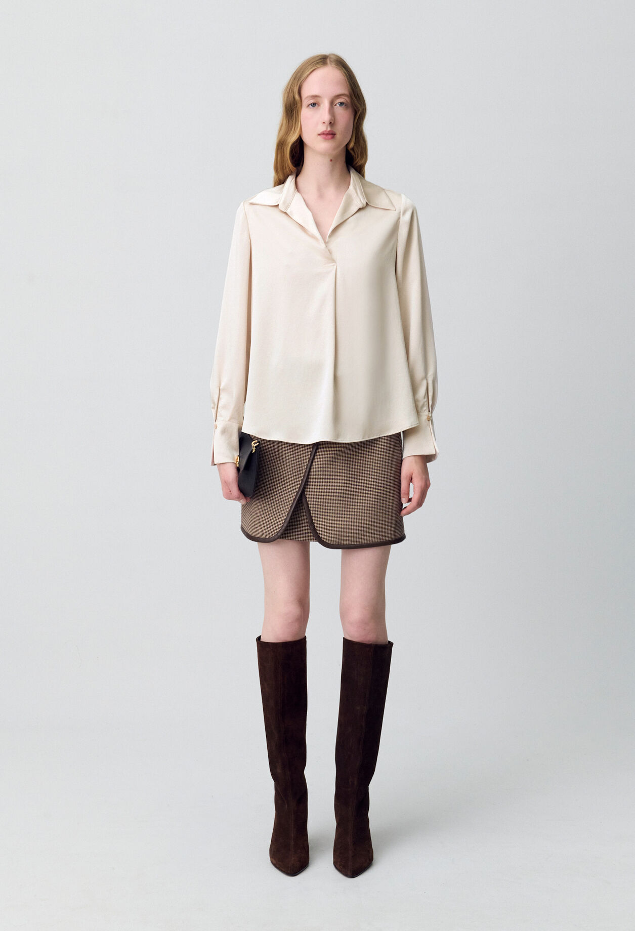 Floaty pleated blouse