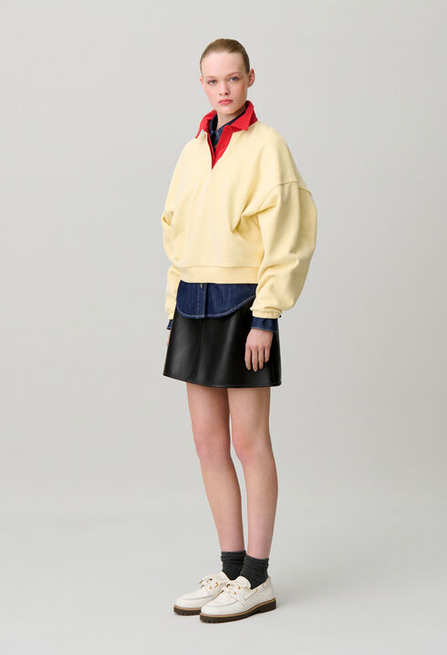 Oversized cotton sweatshirt