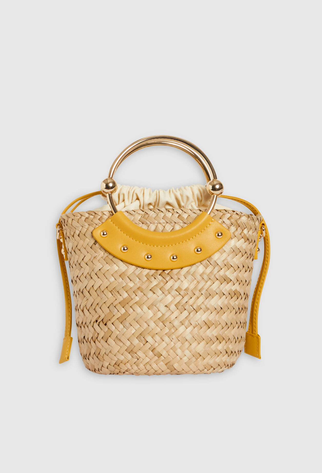 Abeille mini-basket in straw