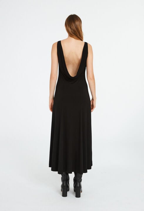 Long backless dress