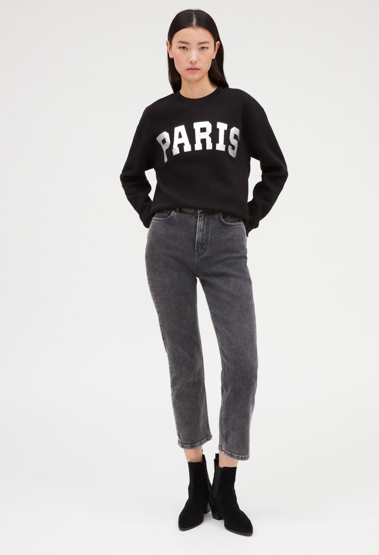 Black Paris jumper