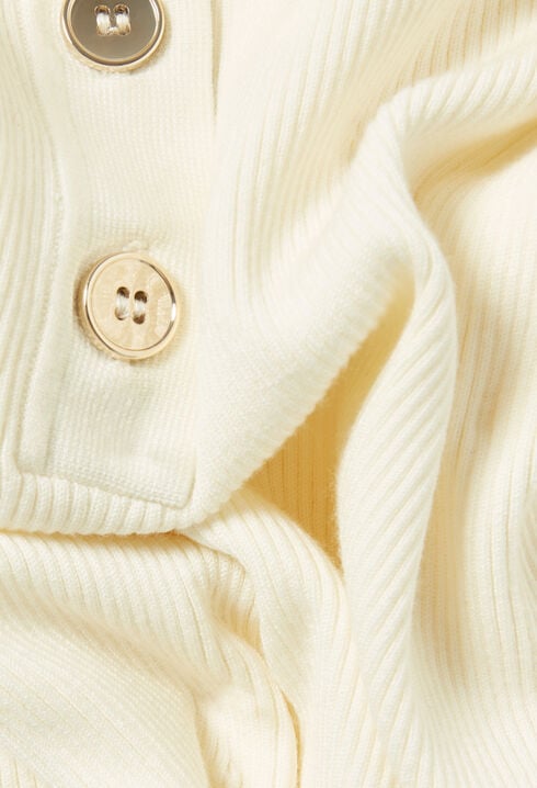 Fine Knit Polo Top