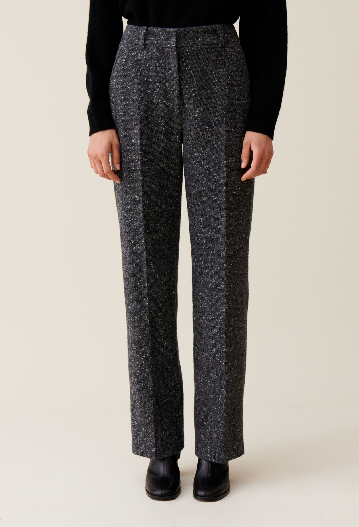 【良好品】 Grey wool suit trousers for women | Claudie Pierlot トップス