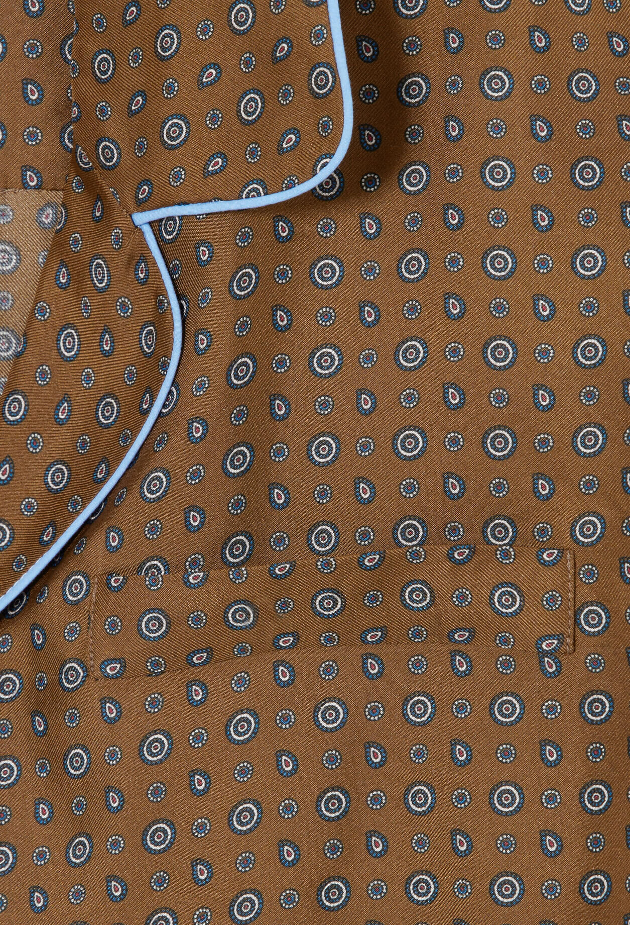 Printed silk shirt