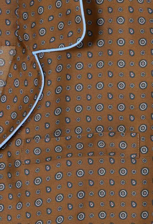 Printed silk shirt
