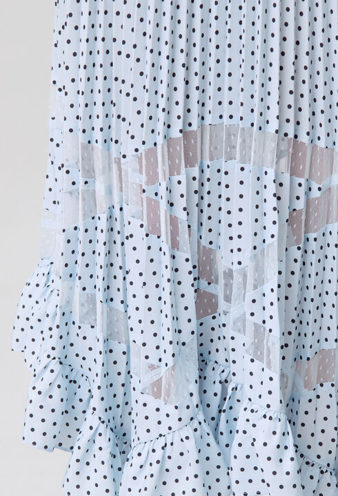 Lace midi skirt