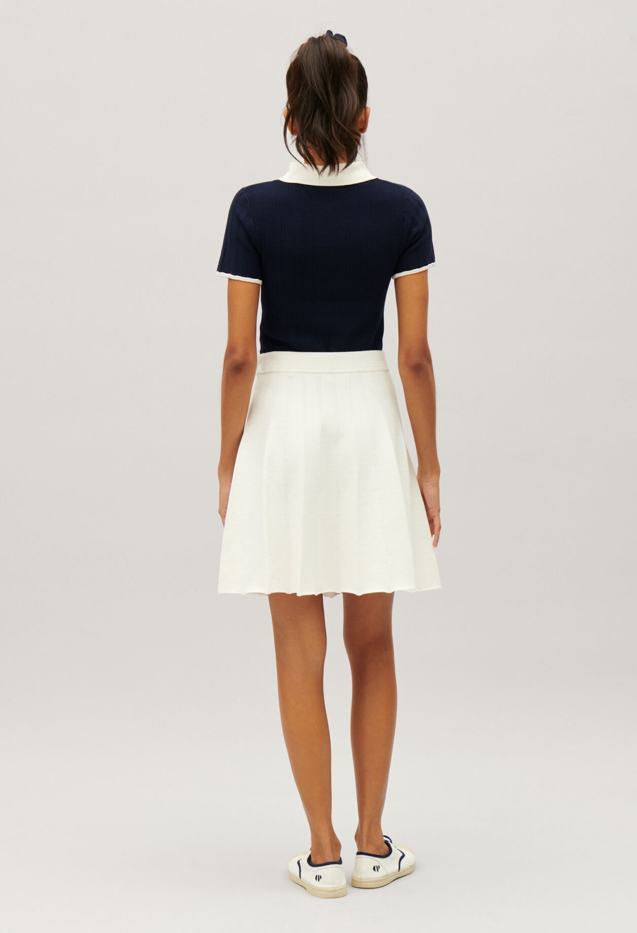 Ecru tennis skirt