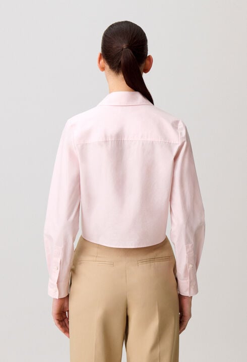 Cotton poplin shirt