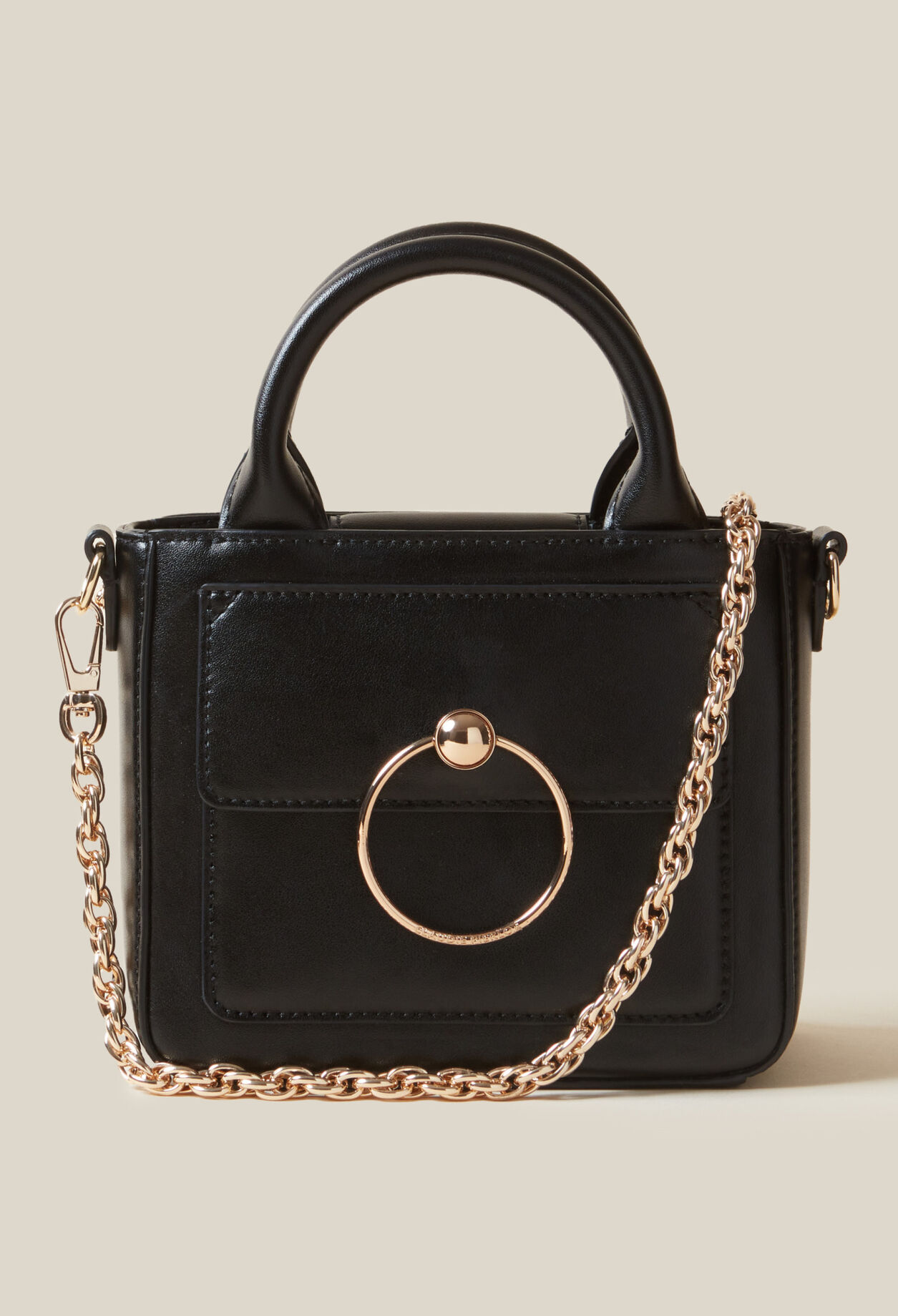 Mini Anouck smooth leather bag