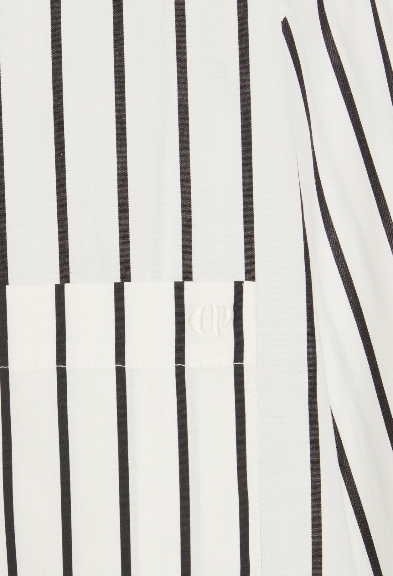 Oversized stripy shirt