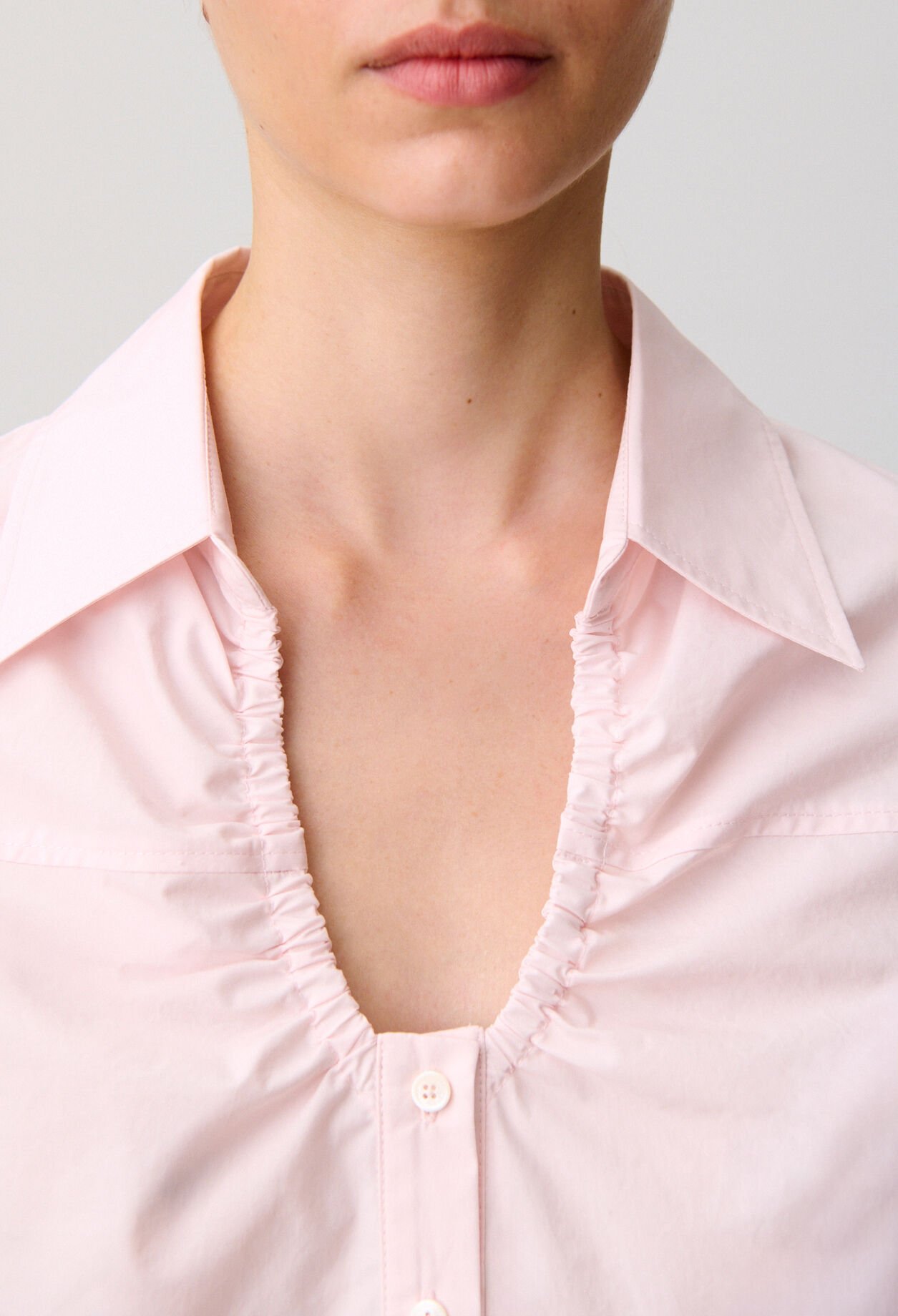 Cotton poplin shirt