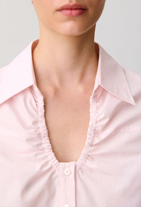 Cotton poplin shirt