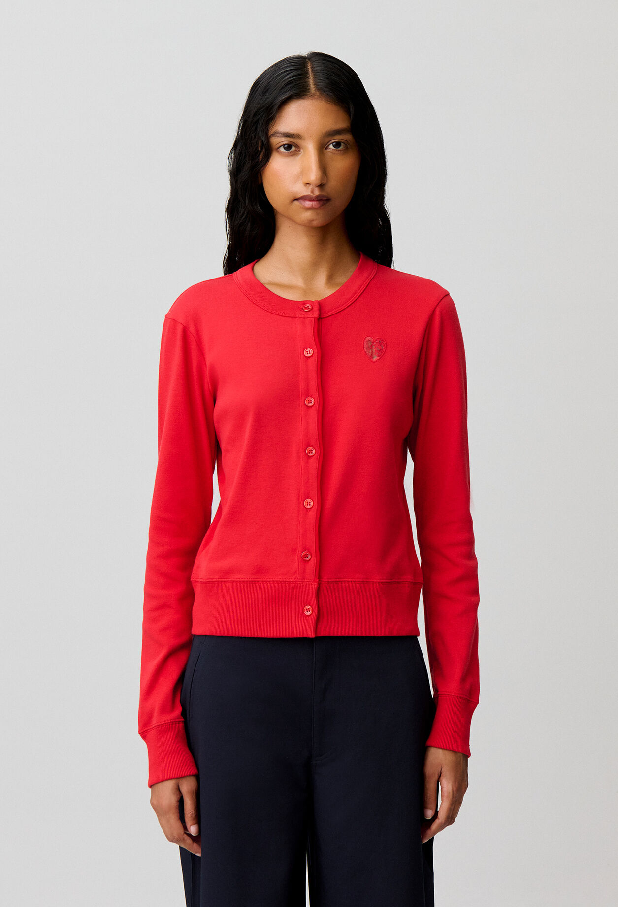 CLAUDIE PIERLOT ボーダーカーディガン　ホワイト Cardigans for women | Claudie Pierlot
