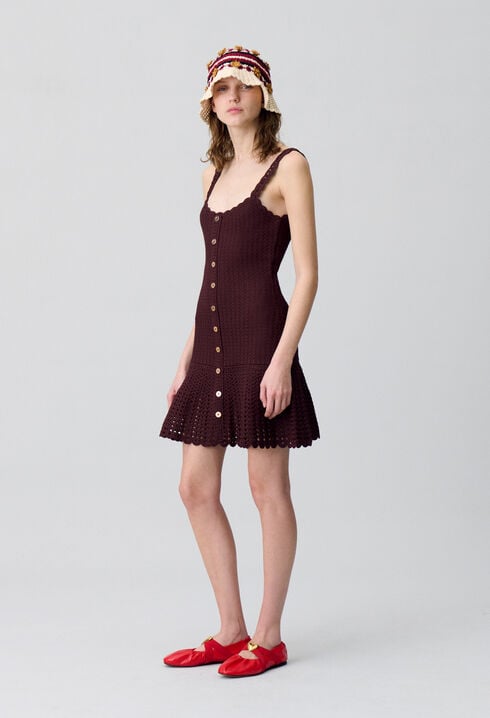 Crochet Mini Dress