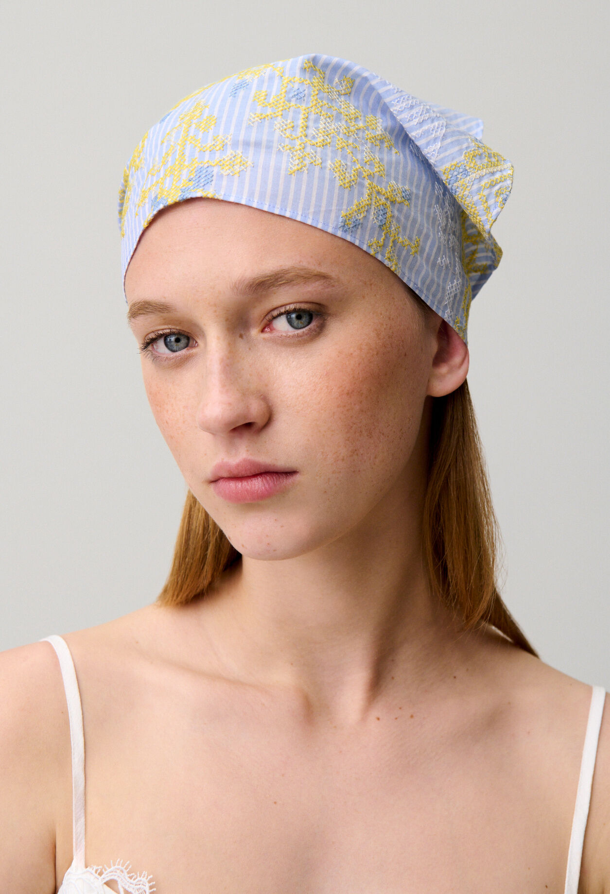 Embroidered bandana