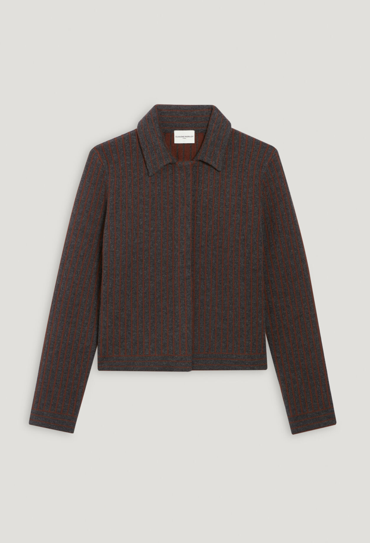 Stripy knit cardigan 