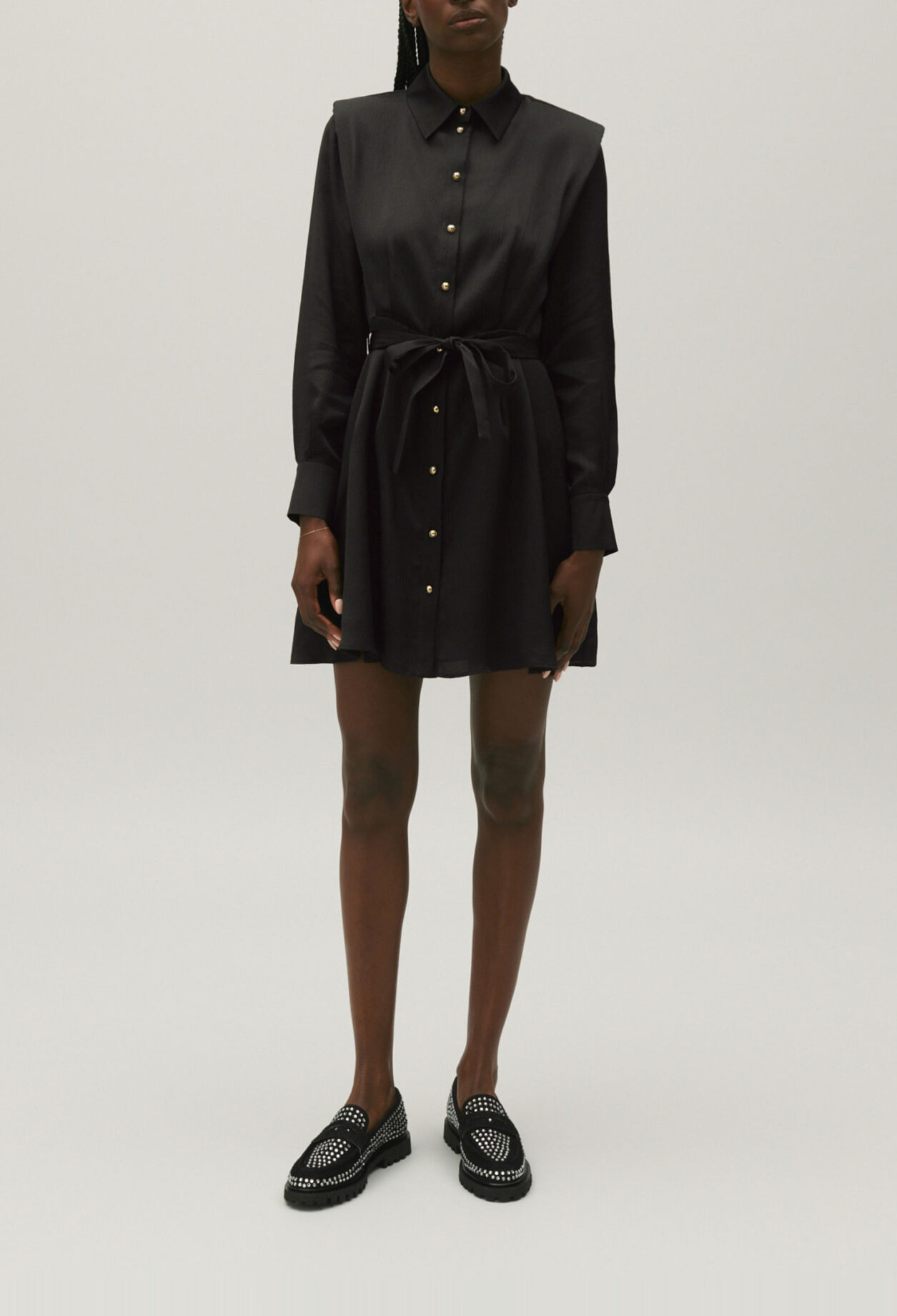 Fitted shirt dress