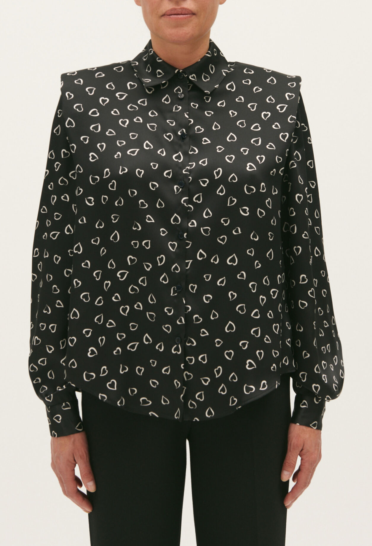 Floaty heart print shirt