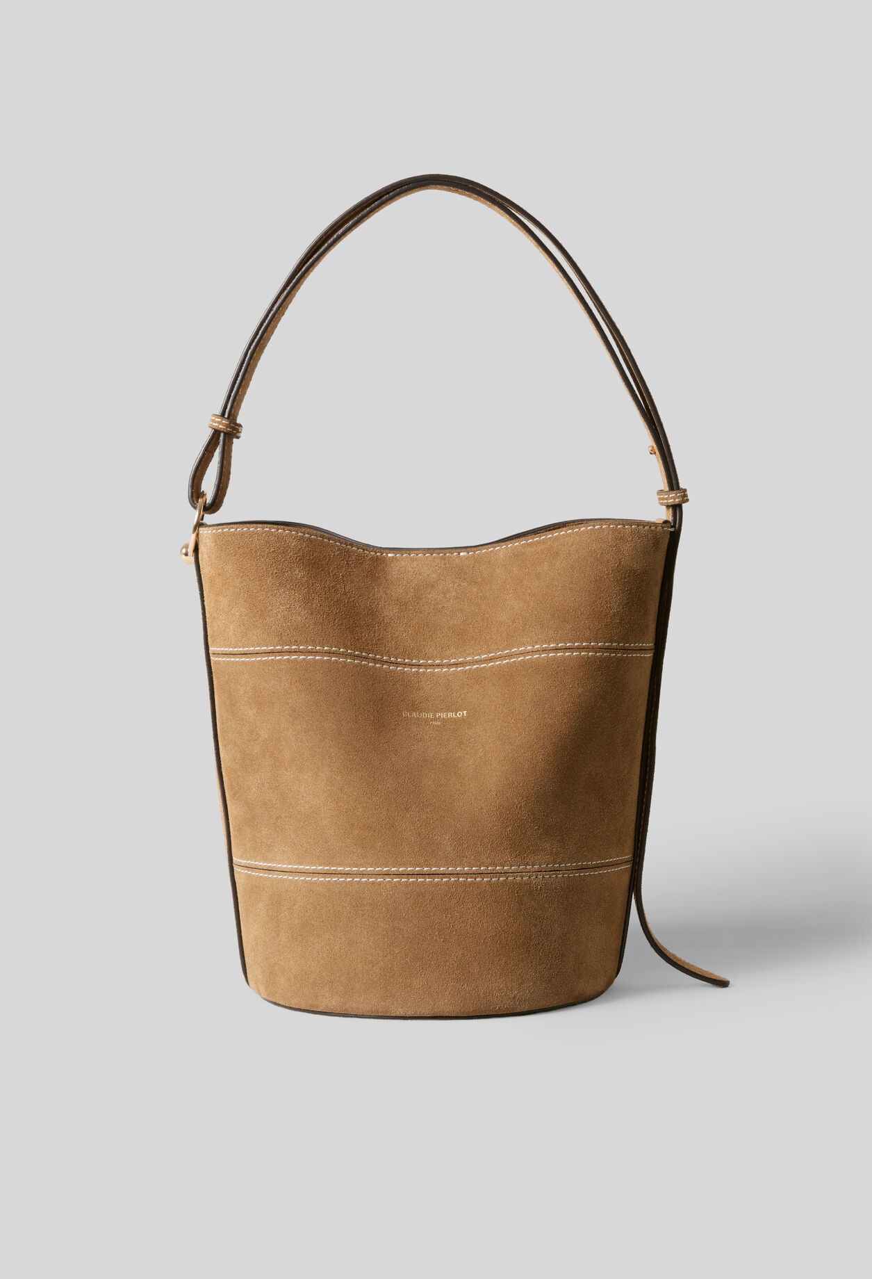 CLAUDIE PIERLOT adryans ストローバケットバッグ CLAUDIE PIERLOT ストロー バケットバッグ レザートリム | THE
