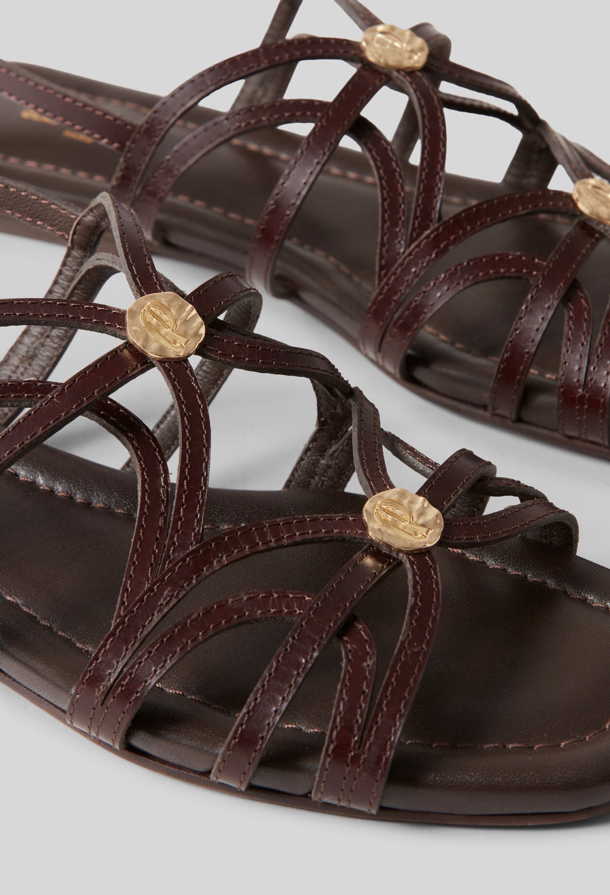 Medallion sandals