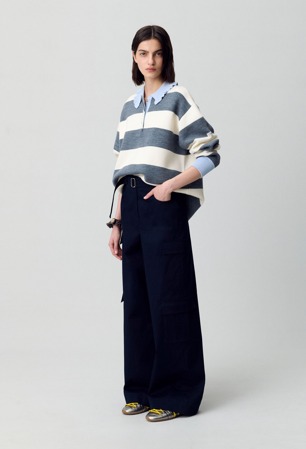 Striped Polo Jumper