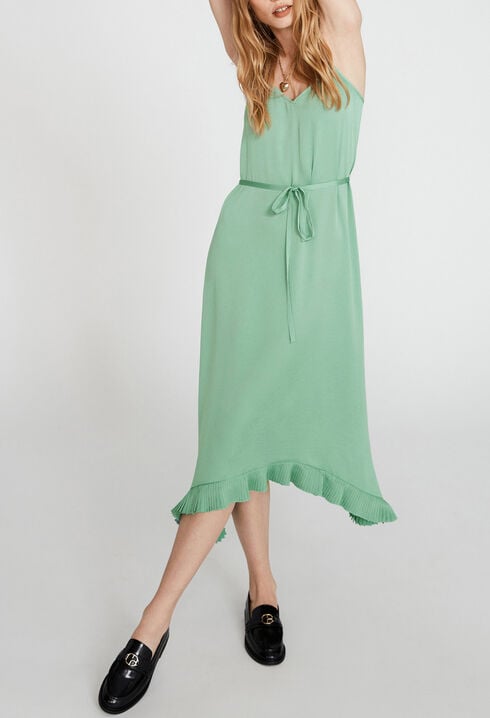 Long dress with straps