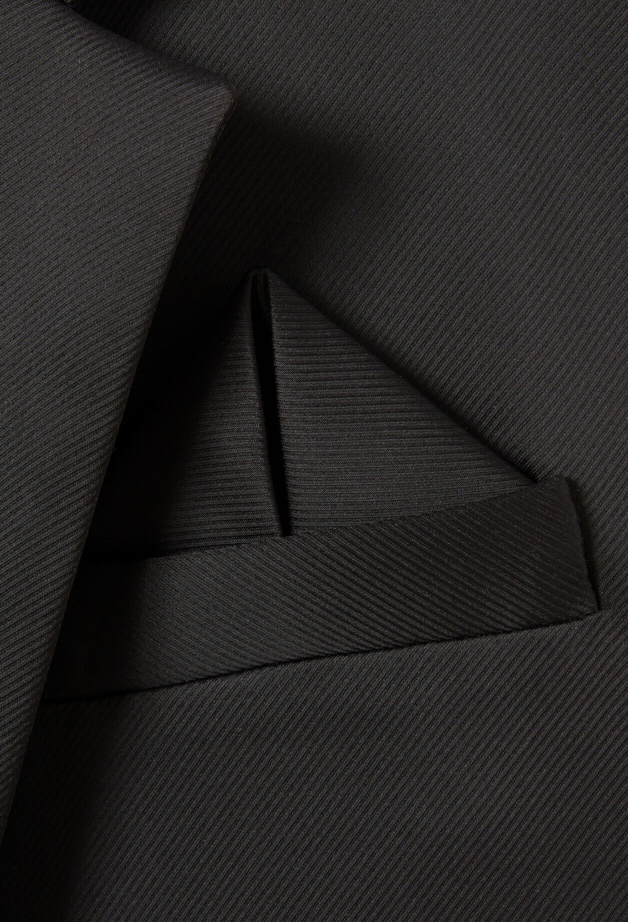 Tailored satin jacket