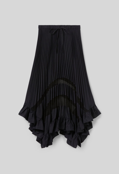 Midi pleated skirt 