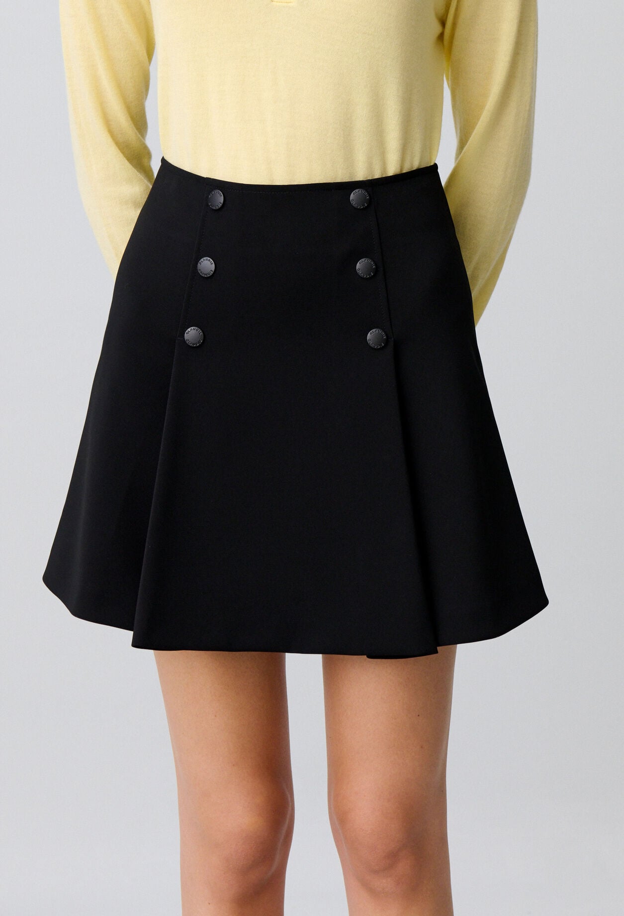 Short flared skirt