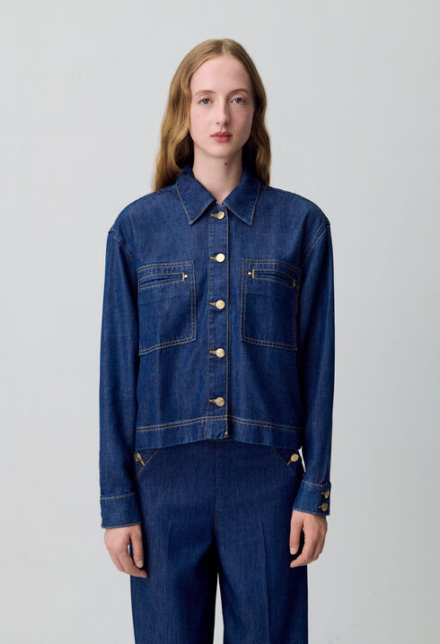 Oversized Denim Shirt