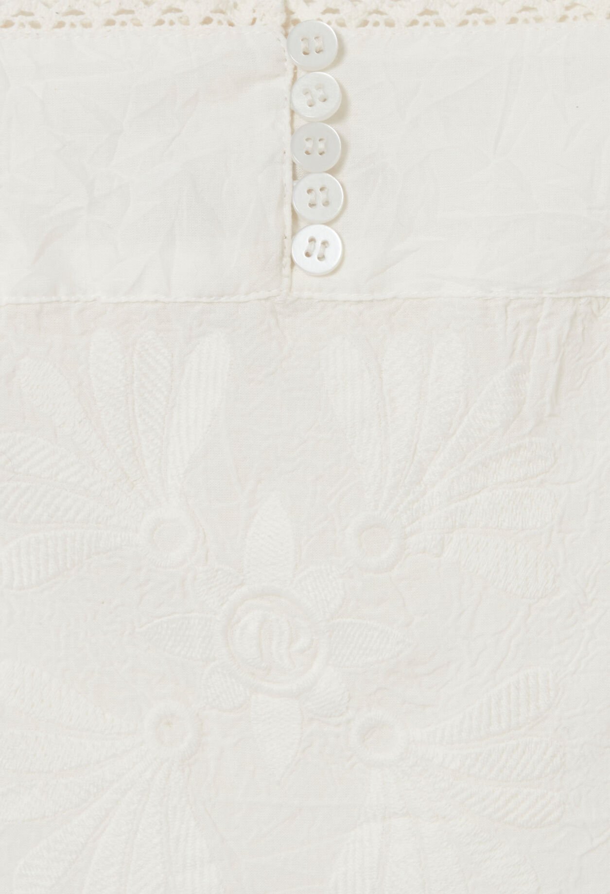 Short Dress with Embroidered Bodice