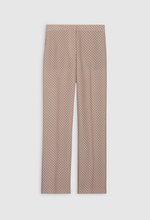 Printed pink trousers