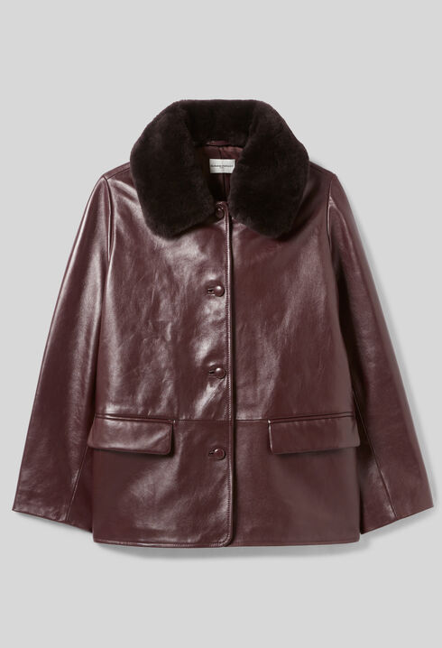 Oversized Leather Jacket