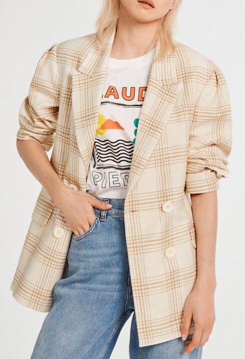 Straight-fit blazer