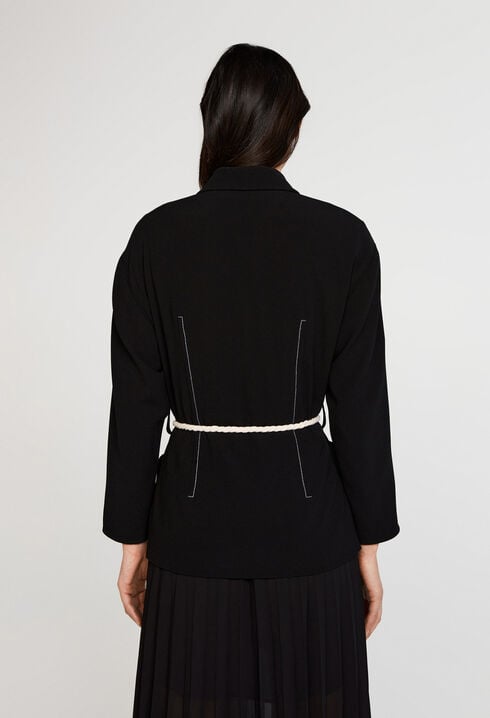 Belted jacket