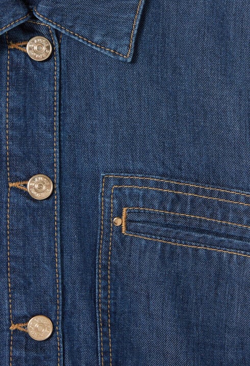 Oversized Denim Shirt