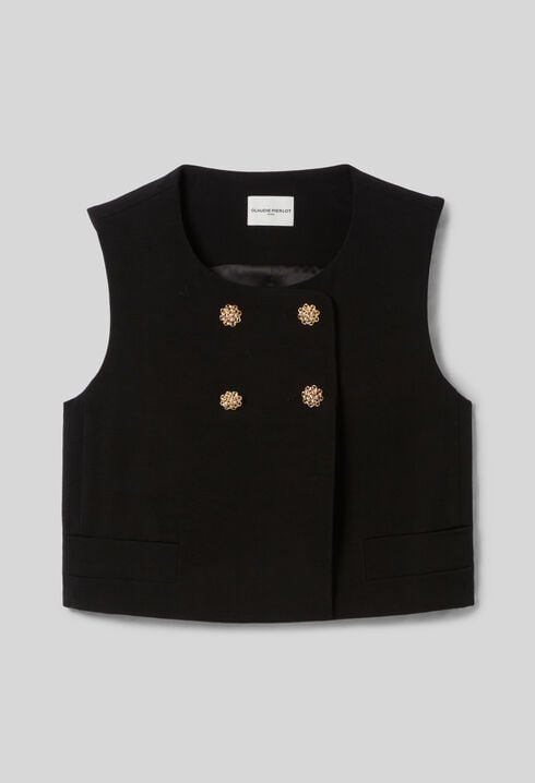 Sleeveless Top Blazer