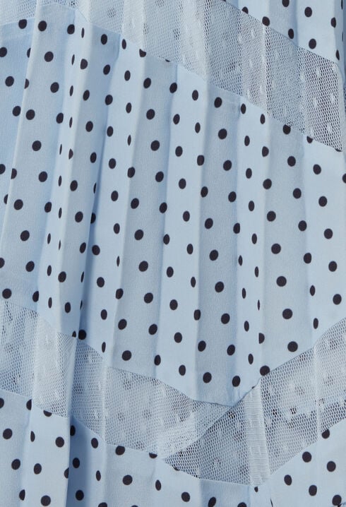Polka dot midi dress