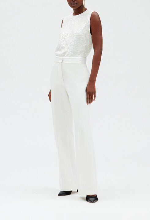 White suit trousers