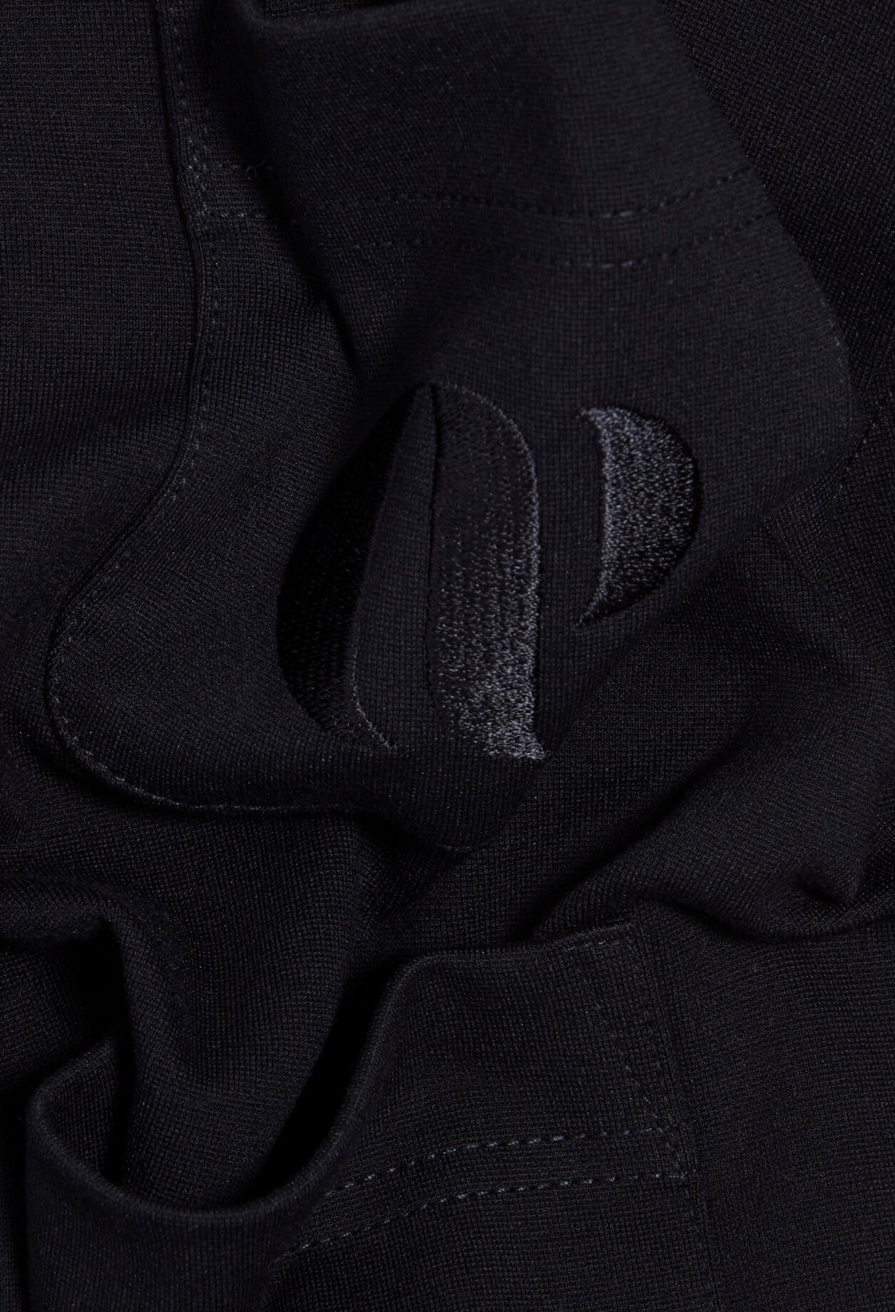 Navy blue cropped cardigan