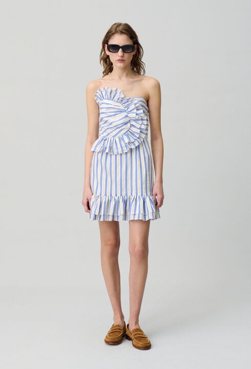 Frilled Short Dress