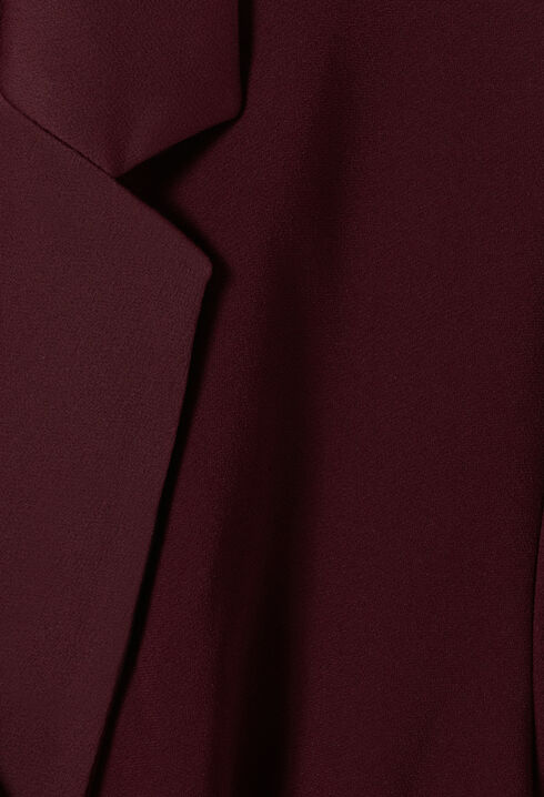 Wrap Dress with Lapel Collar