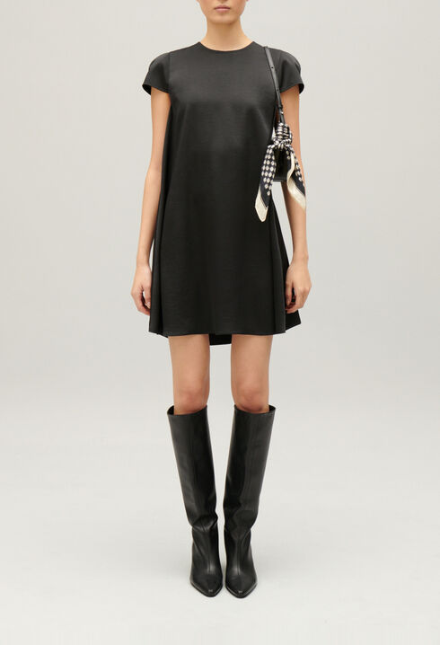 Short flowing babydoll dress