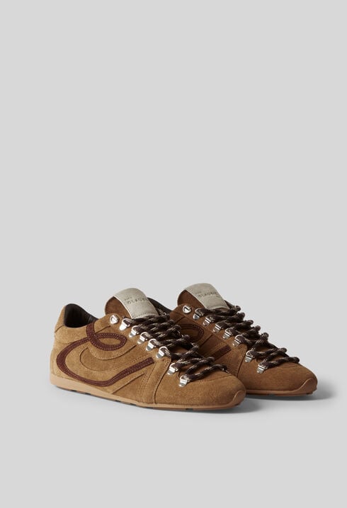 Suede trainers