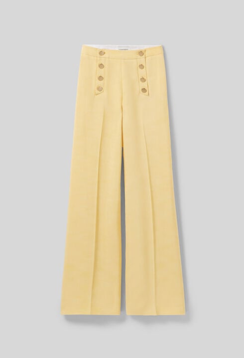 Straight-Leg Sailor Trousers
